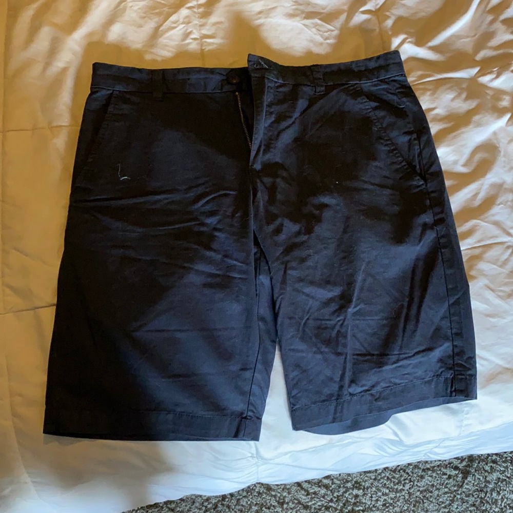 Navy blue French Connection chino shorts - Size 32